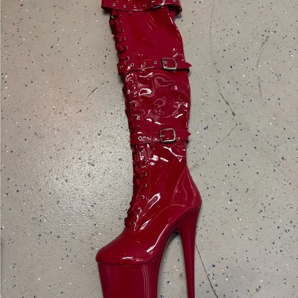 Pleaser Red Str. Pat/Red
FLAM3028/R/M - Picture 3 of 7